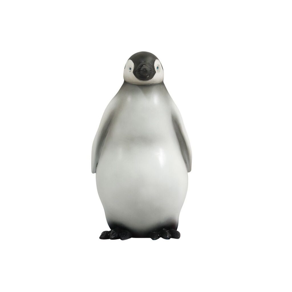 A baby penguin figure.