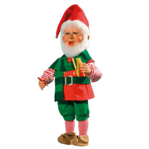 Santa's Helper with Ruler and Pencil