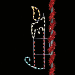 Christmas Candle Silhouette