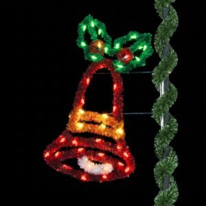 Joyful Bell with Holly Leaves