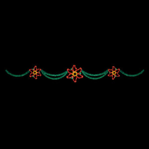 Christmas Flower Skyline