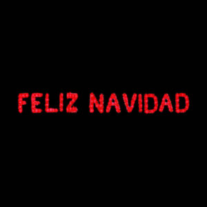 Feliz Navidad Skyline