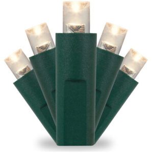 A fan of five (5) warm white 5mm LED lights.