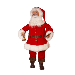 A large Santa Claus figure standing.