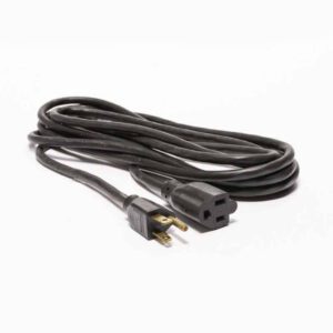 A black extension cord.